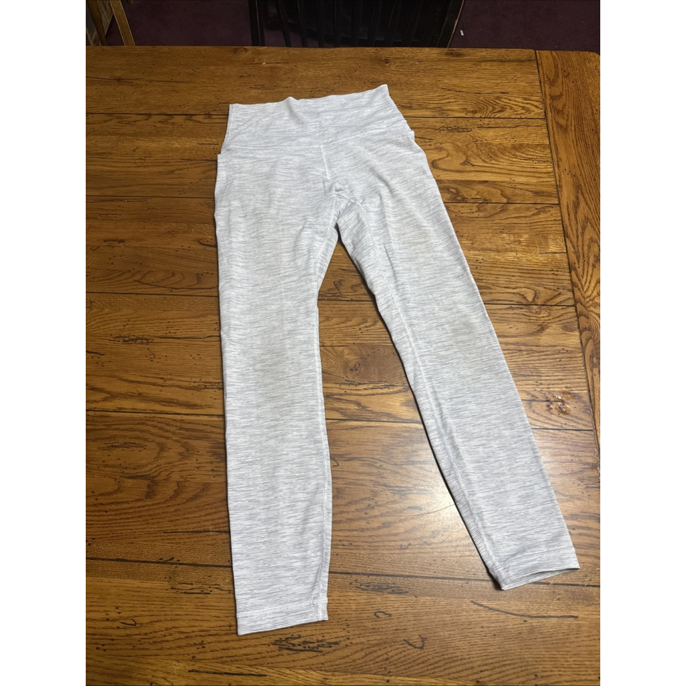 Lululemon Wunder Under High-Rise Tights 25" Space Ice Size 6 LL107